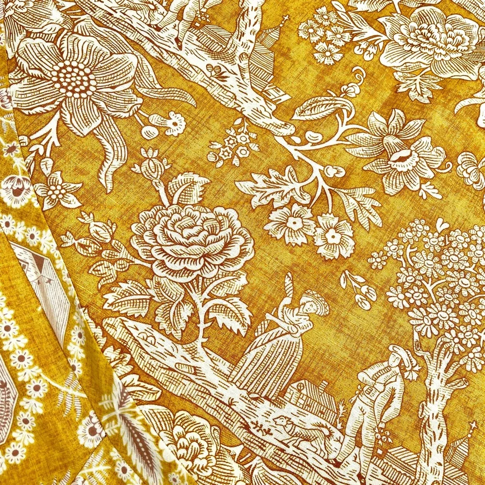 Jean Monro Ltd. Custom Made Round Natural Linen Tablecloth